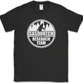 thumbnail image 1 of SASQUATCH RESEARCH TEAM T-Shirt Funny BIGFOOT Believe Humor Novelty Cotton Tee - Black, S, 1 of 1