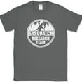 thumbnail image 1 of SASQUATCH RESEARCH TEAM T-Shirt Funny BIGFOOT Believe Humor Novelty Cotton Tee - Charcoal, S, 1 of 1