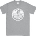 thumbnail image 1 of SASQUATCH RESEARCH TEAM T-Shirt Funny BIGFOOT Believe Humor Novelty Cotton Tee - Heather Grey, 5XL, 1 of 1