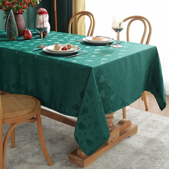 SASTYBALE Christmas Cloth Napkins 20 x 20 Inch, Christmas Tree Pattern 4 Pieces Washable Comfortable Napkins for Xmas Holiday Decoration