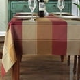thumbnail image 1 of SASTYBALE Rectangle Tablecloth Checkered Style Polyester Table Cloth Spillproof Heavy Weight Table Cover for Kitchen Dinning Tabletop, 1 of 7