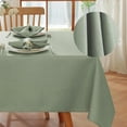 thumbnail image 1 of SASTYBALE Sqare Tablecloth - Linen Textured Table Cloth Water Resistant Wrinkle Free Washable Fabric Table Cover for Spring Summer Kitchen Dining Tabletop Decoration, 52 x 52 Inch, Sage Green, 1 of 9