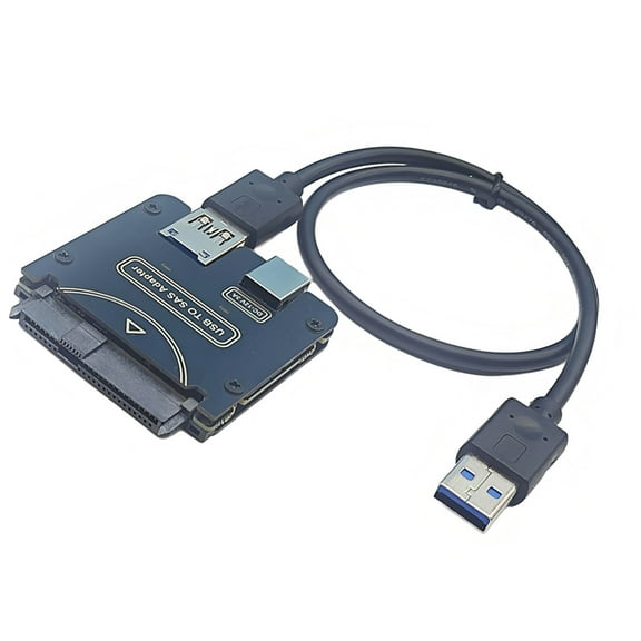 SASTo USBConverter For Desktop NoAdditional RAIDCard Required Supports 6GbpsSAS/SATADrive 12V External Power Essential