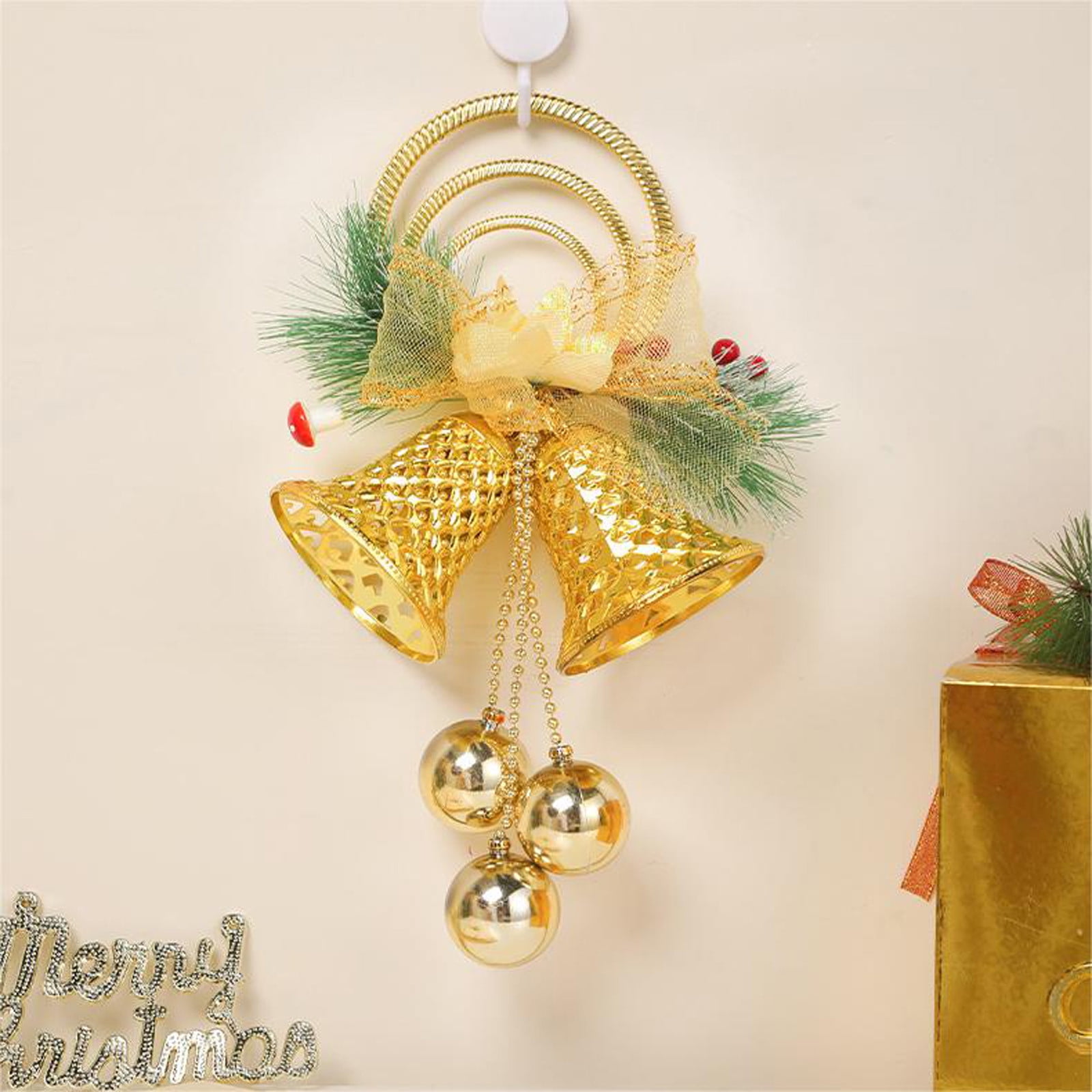 SASUYTWU Christmas Decorations (Gold), Christmas Gifts Christmas
