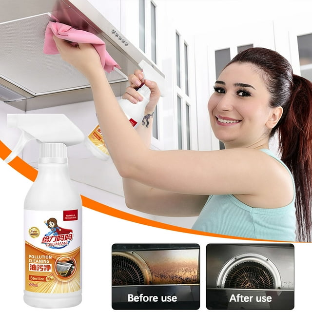 SASUYTWU Cleaning Supplies (A), Multipurpose Cleaner 500ml Heavy Oil