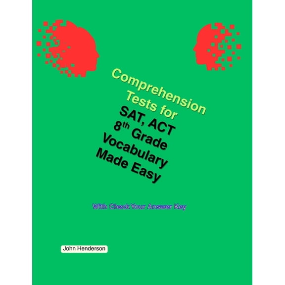 SAT, ACT Vocabulary Made Easy 8th grade Test Book, (Paperback)