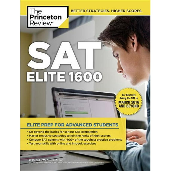 SAT Elite 1600: For the Redesigned 2016 Exam Paperback