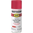 thumbnail image 1 of Rust-Oleum Stops Rust SAT Fire Red Satin Spray Paint 12 oz, 1 of 12