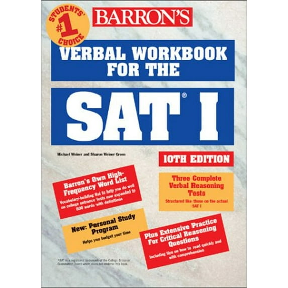 Pre-Owned SAT I Verbal Workbook (Paperback) 0764113828 9780764113826