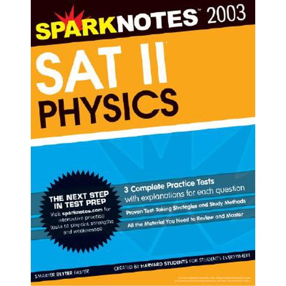 Pre-Owned SAT II Physics (SparkNotes Test Prep)