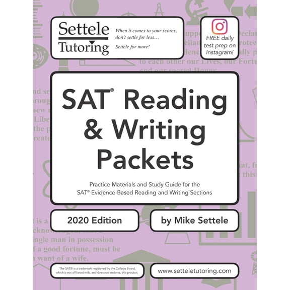 SAT Packets: SAT Reading & Writing Packets (2020 Edition): Practice Materials and Study Guide for the SAT Evidence-Based Reading and Writing Sections (Paperback)