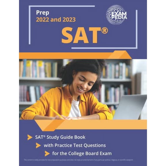 Pre-Owned SAT Prep 2022 and 2023: SAT Study Guide Book with Practice Test Questions for the College Board Exam [2nd Edition] (Paperback) 1637753748 9781637753743