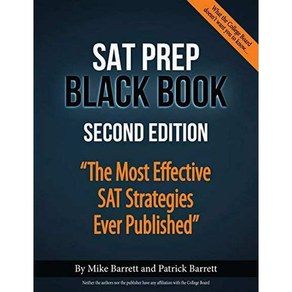 Pre-Owned SAT Prep Black Book: The Most Effective SAT Strategies Ever Published (Paperback) 0692916164 9780692916162