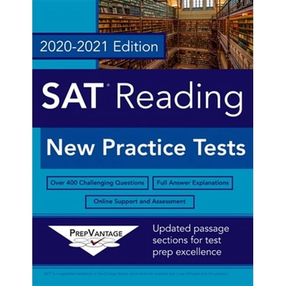 SAT Reading: SAT Reading: New Practice Tests, 2020-2021 Edition (Paperback)