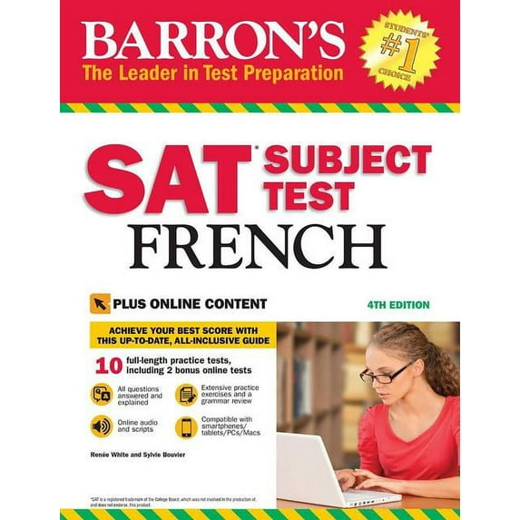 SAT Subject Test French with Online Tests (Paperback)
