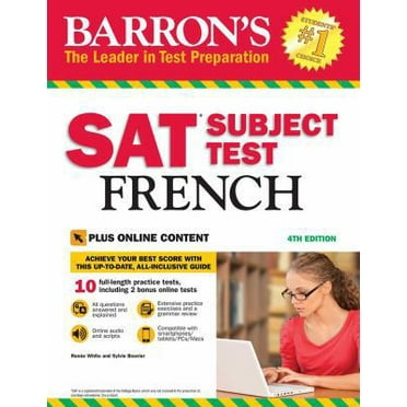 Pre-Owned SAT Subject Test French with Online Tests (Paperback) 143807767X 9781438077673