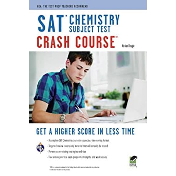Pre-Owned SAT Subject Test : Chemistry Crash Course Book + Online (SAT PSAT ACT (College Admission) Prep) (Paperback) 0738610348 9780738610344