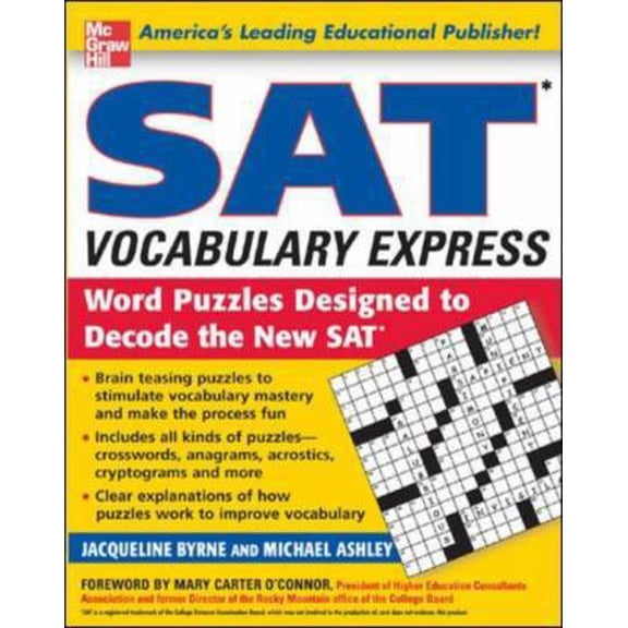 Pre-Owned SAT Vocabulary Express: Word Puzzles Designed to Decode the New SAT (Paperback) 0071443266 9780071443265