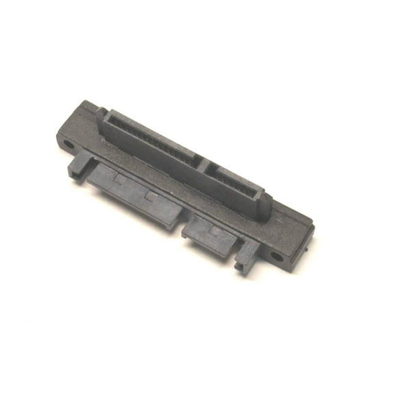 SATA 22 Pin Male to 22 Pin Female Left Angle Adapter