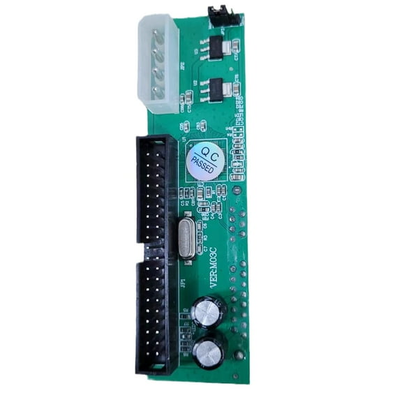 SATA 7+15 To PATA IDE Adapter Converter For 3.5 2.5 HDD DVD, Plug And Play, No Driver Needed, Support ATA 100 133, Green