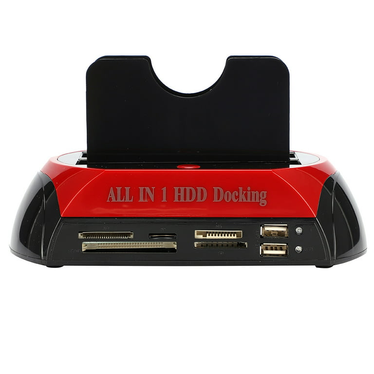 HDD Docking Station Dual 2.5 3.5 SATA IDE Hard Disk Drive Dock OTB Card  Reader