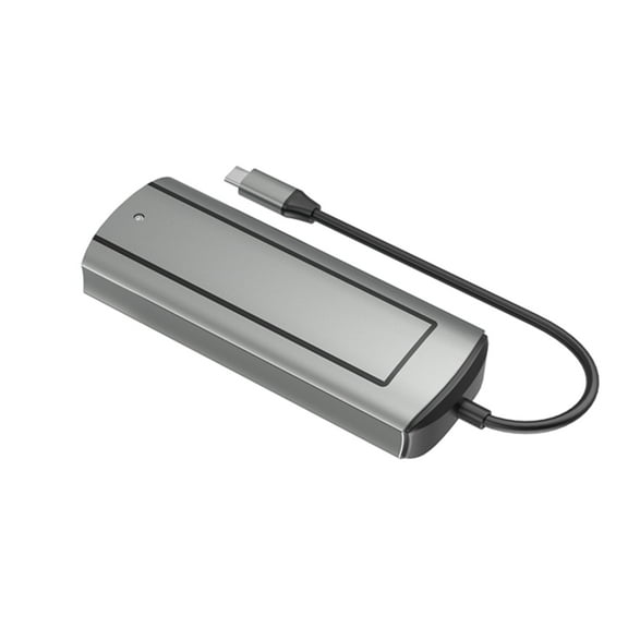 SATA HDD Enclosure M.2 6-in-1 Type C HDD Enclosure USB HUB for Laptop Tablet, USB3.0 5Gbps Data Port