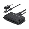 thumbnail image 1 of SATA / IDE to USB 3.0 Adapter, Hard Drive Reader for Universal 2.5 3.5-Inch IDE and SATA External HDD/SSD, with 12V 2A Power Supply Support 6TB, 1 of 7