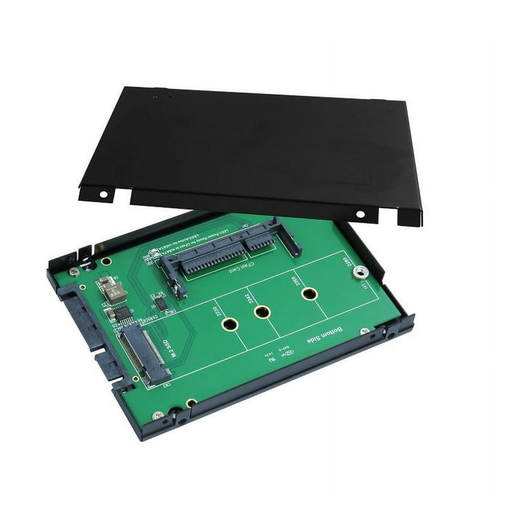 SATA II to M.2 SSD or CFAST Card Adapter with 2.5 Inch Housing 