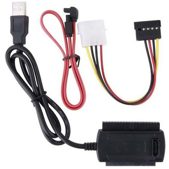 SATA/PATA/IDE Drive to USB 2.0 Adapter Converter Cable for 2.5/3.5 Inch Hard Hot Worldwide
