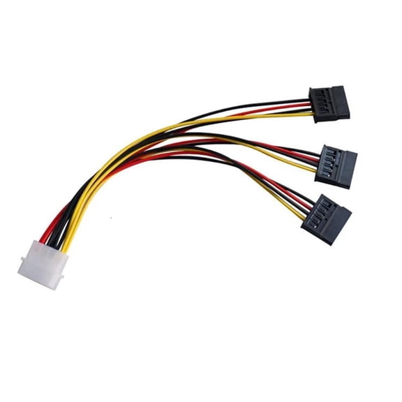 SATA Power Splitter Adapter Cable 4Pin IDE To SATA One to Three SATA Power Wire
