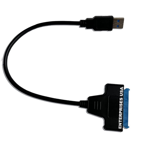 SATA to USB Cable,PACK OF 5 USB 3.0 to SATA III Hard Drive Adapter Converter for 2.5 Inch SSD & HDD Data Transfer, Support UASP (Black) Enterprises USA