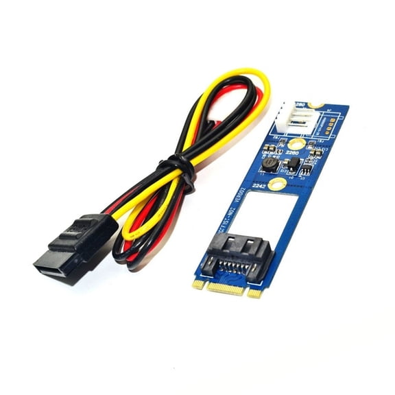 SATA3.0 Adapter Convert Card to 7Pin Adapter Board Card Support 2242 2260 2280 Mainboard for PC