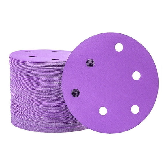 SATC 100Pcs 6" (150mm) Ceramic Sanding Disc Hook and Loop 800 Grit for Polishing and Grinding