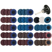 S SATC 71PCS 2 Inch Quick Lock Surface Conditioning Disc Set with Drill Holder for Rust Removal, Sanding, Grinding