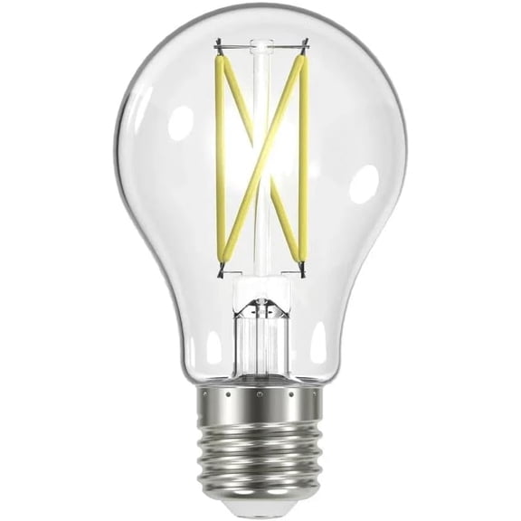 SATCO S12414 8W 120V High Lumen LED Bulb A19 E26 Medium Base 2700K (6 Pack)