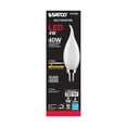 thumbnail image 1 of 4 Watt CA10 LED - Frost - Candelabra base - 90 CRI - 2700K - 120 Volt -  6 Pack, 1 of 12