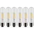 thumbnail image 1 of SATCO S21344 T10 LED Light Bulb 5.5 Watt E26 Medium Base 2700K Dimmable (6 Pack), 1 of 10