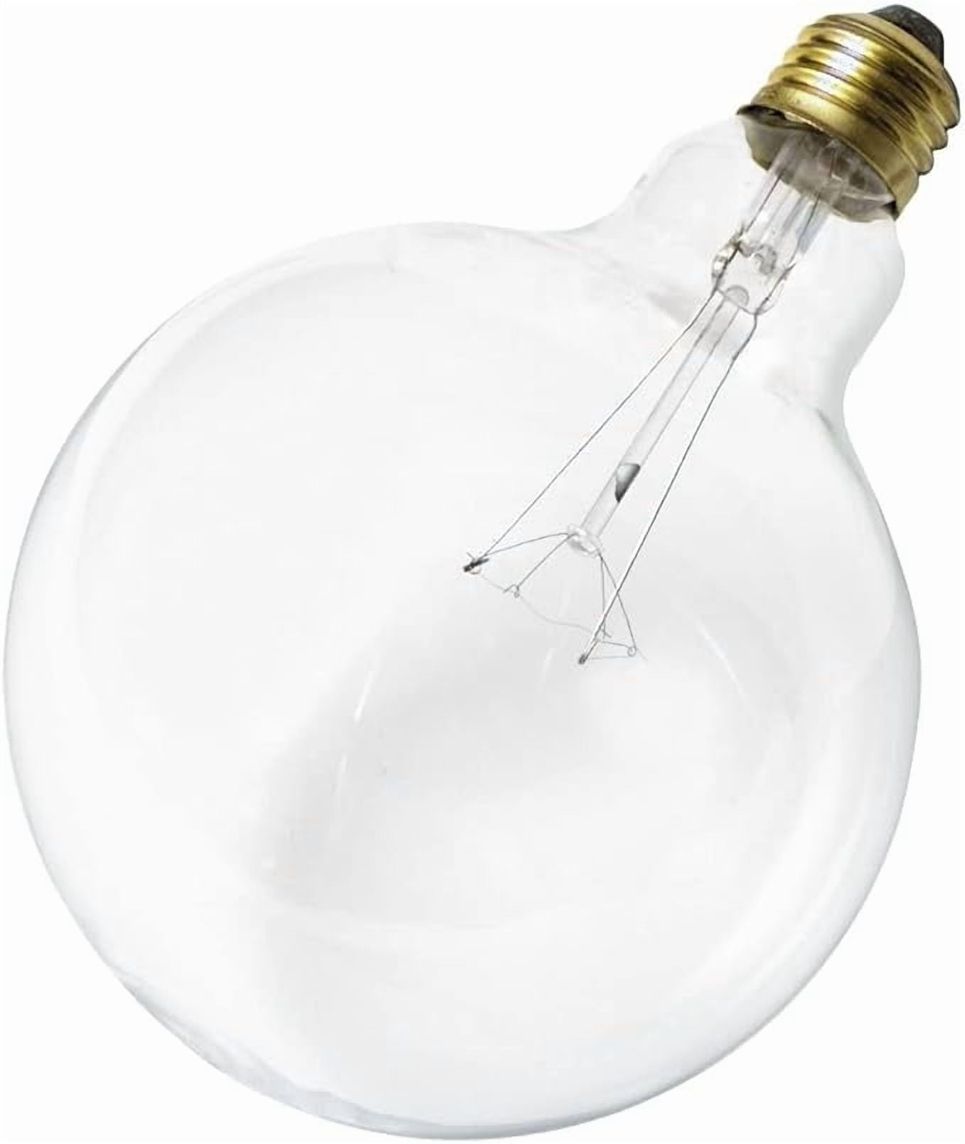 SATCO S3012 Incandescent G40 Globe Bulb 60W 120V 2700K 580L E26 Medium Base (24 Pack)