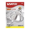 thumbnail image 1 of SATCO S4999 Incandescent Dimmable HEAT Lamp R40 120V 250 Watt Clear Heat E26 Base (12 Pack), 1 of 8