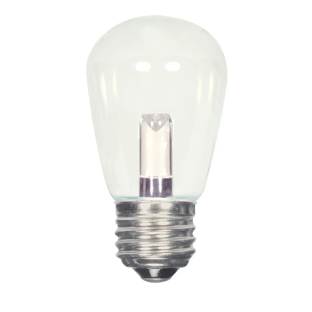 SATCO S9174 S14 1.4W 120V LED Light Bulb 2700K E26 Medium Base (12 Bulbs)
