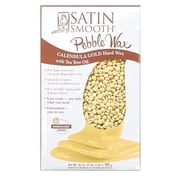 Satin Smooth Brazilian Hard Wax Beads Hair Removal, Waxing Kit for Brazilian Wax, Calendula Gold, 35 oz