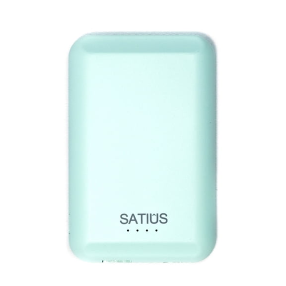 SATIUS Wireless Magnetic Power Bank for MagSafe Compatible iPhones - Portable, Convenient and Pocket Sized Charging On The Go! (Duck Egg)