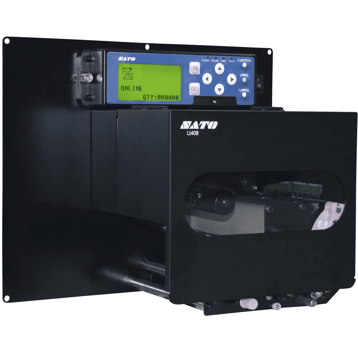 SATO LT408 Thermal Transfer Print Engine, 203 DPI Industrial Label Printer, 6-Inch Print Width, Model WLT408821