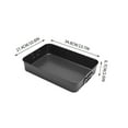 thumbnail image 1 of SATRINO 13.7” x 10.8” Nonstick Carbon Steel Baking Pan – Pizza Crisper, Crispy Bacon, Multipurpose Cooking Sheet Pan, Cooling Rack, Kitchen Cookware Set, Dishwasher Safe, 1 of 8