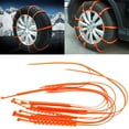thumbnail image 1 of SATRINO 2025 Reusable Anti Snow Chains, 1 PCS Portable Snow Tire Chain for Pickup Trucks SUV, Emergency Snow Plastic Non-Slip Cable Tie, Snow Mud Chains for Winter Driving Muddy Road, 1 of 8