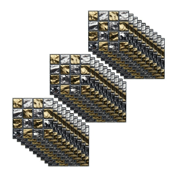 SATRINO 30 Pcs Self-Adhesive Tile Transfer for Home Decor, Peel and Stick Tile Decal, Water-Proof Backsplash Wall Tile Sticker for Kitchen Bathroom, 4x4inch