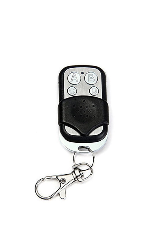 433mhz Gate Opener Remote, 1Pcs 433mhz Wireless Learning Code Remote Controller Cloning Remote Control Keychain 4 Button Garage Door Opener Remote for Electric Garage Door Car