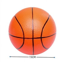 SATRINO 6.3” PVC Mini Basketball for Pro Mini Basketball Hoop, Safe & Quiet Small Basketball for Over The Door Mini Hoop Basketball Sets