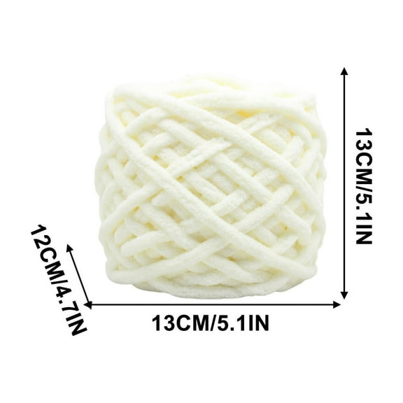 SATRINO Chunky Chenille Yarn 9 Pack of 100g/3.05oz Thick Soft Velvet Yarn for Crocheting Hand Knitting Sweater Scarf Blankets DIY Craft (Rainbow Color)