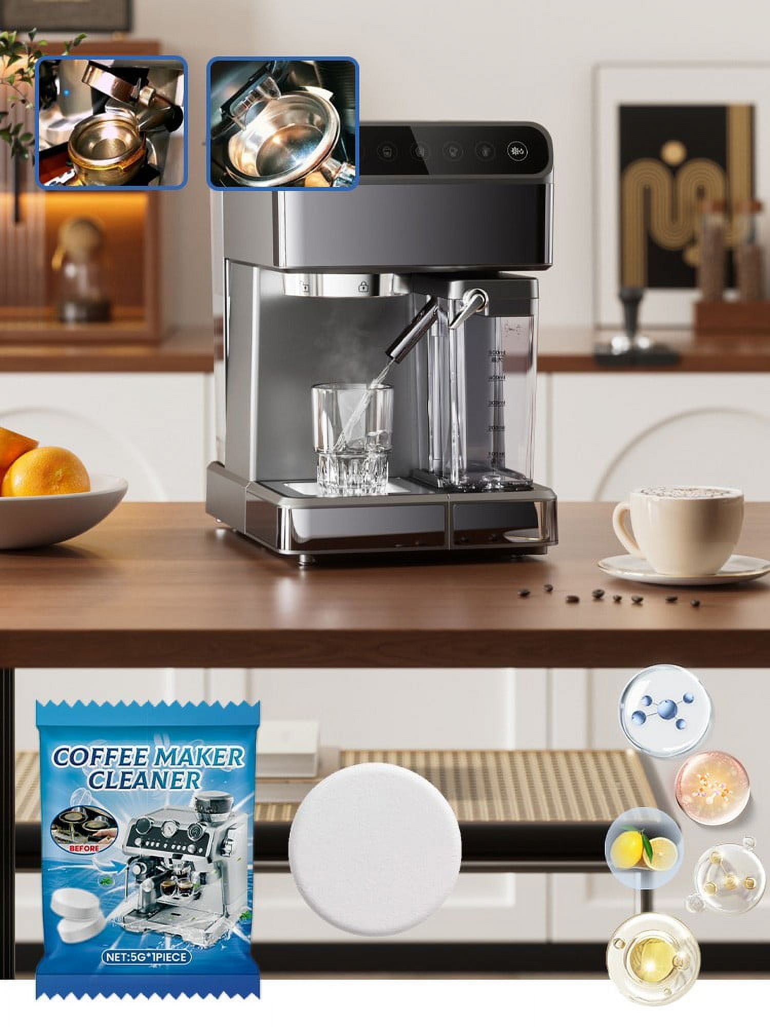SATRINO Coffee Machine Cleaner Descaler Tablets Compatible With